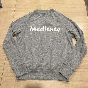 Spiritual Gangster Women’s Meditate Crewneck Size XS